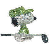 UDF CRYSTAL DECORATE SNOOPY GOLFER SNOOPY《Scheduled to be shipped within 3 to 6 months after ordering》
