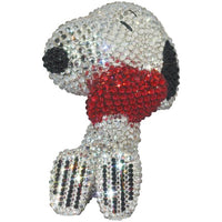 UDF CRYSTAL DECORATE SNOOPY SNOOPY w/HEART《Scheduled to be shipped within 3 to 6 months after ordering》