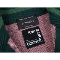 KNIT GANG COUNCL "Neworder" KNIT BLOUSON “POWER, CORRUPTION & LIES”