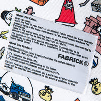MLE FABRICK × SHINKNOWNSUKE SQUARE CUSHION COVER+PILLOW