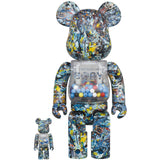 MY FIRST BE@RBRICK B@BY Jackson Pollock Studio Ver.100％ & 400％