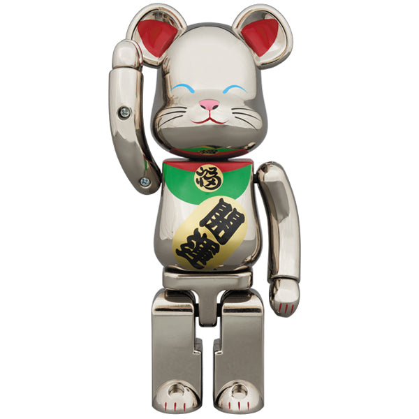 大流行中！ 超合金 BE@RBRICK 銀メッキ弐 招き猫 キャラクターグッズ